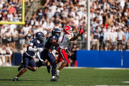 Chris Durr Jr. makes a one handled catch at UConn