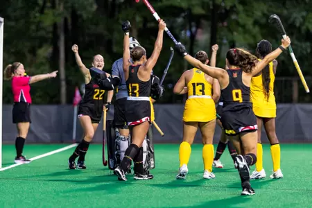 Jordyn Hollamon notched her first career hat trick against Towson (Sept. 11)