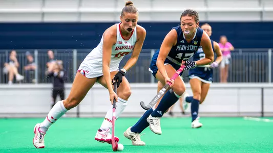 Maryland battles Penn State for possession