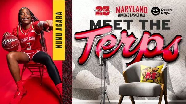 Meet the Terps Podcast graphic Nunu Agara