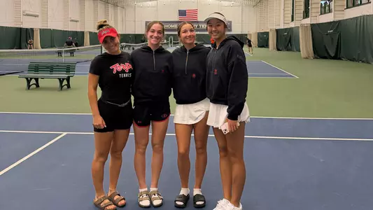 Mila Mulready, Lucia Donnelly, Aida Eissa, and Katherine Hung at the Bill and Sandra Moore Invitational