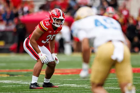 Keyari James on kick off against UCLA