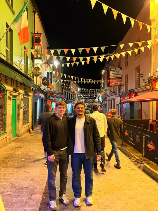 Maryland football Ireland photos