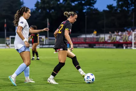 Lisa McIntyre dribbling vs. ODU