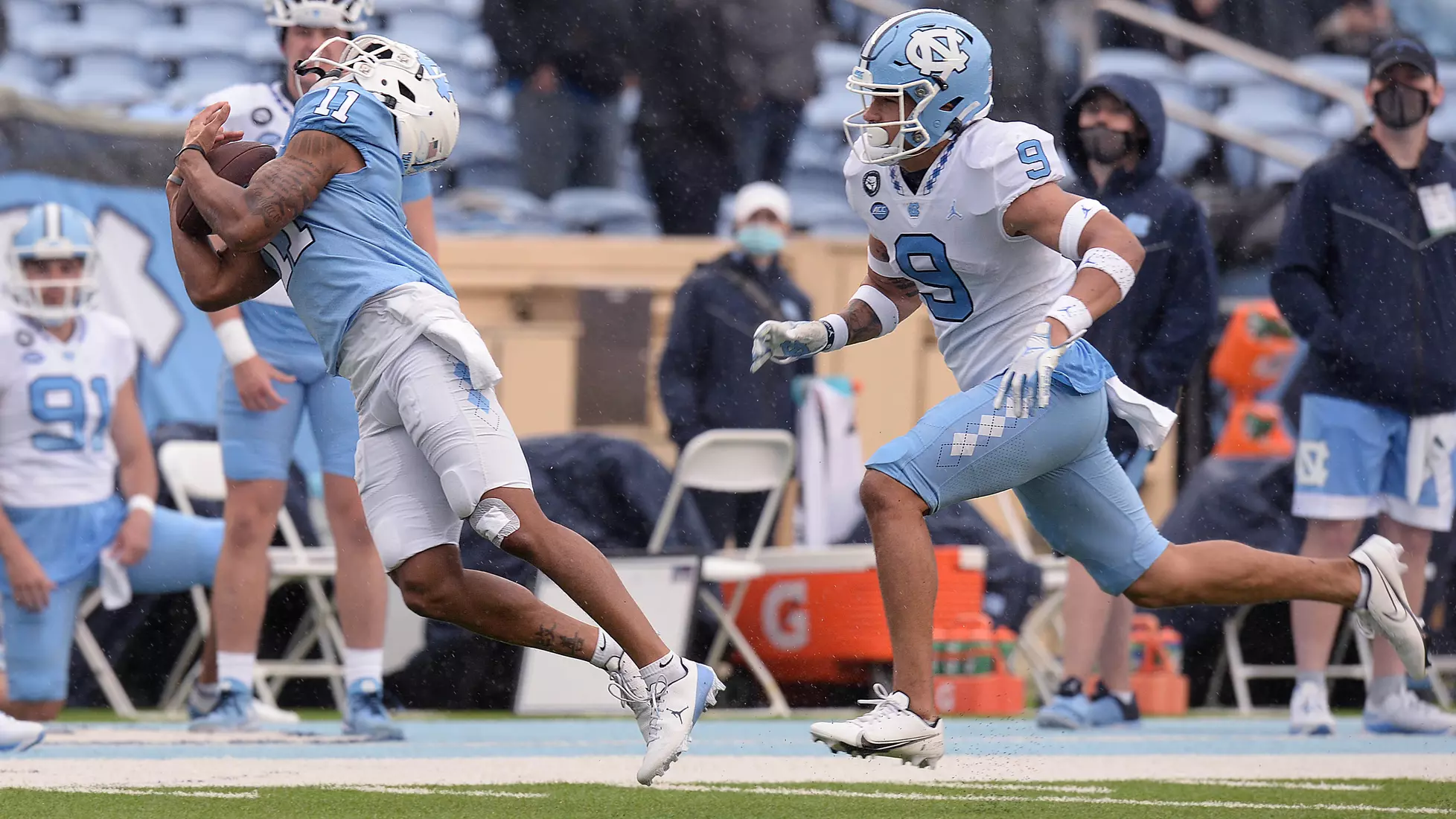 Josh Downs and Cam’Ron Kelly