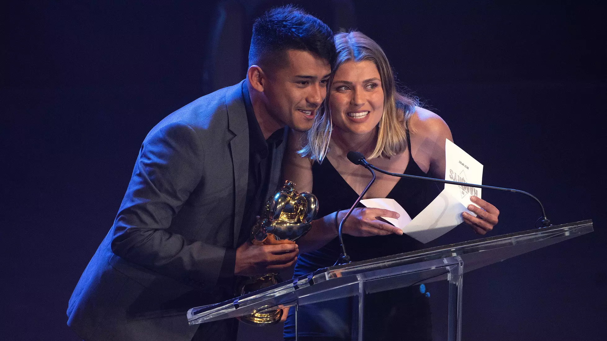 Raul Aguilera and Riley Harrison