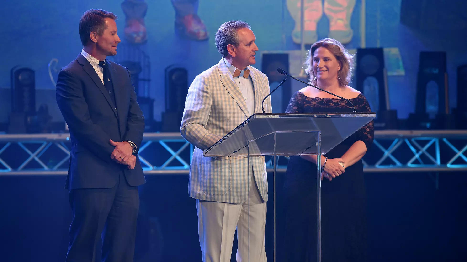 Kevin Guskiewicz, Bubba Cunningham, Sarah Haney