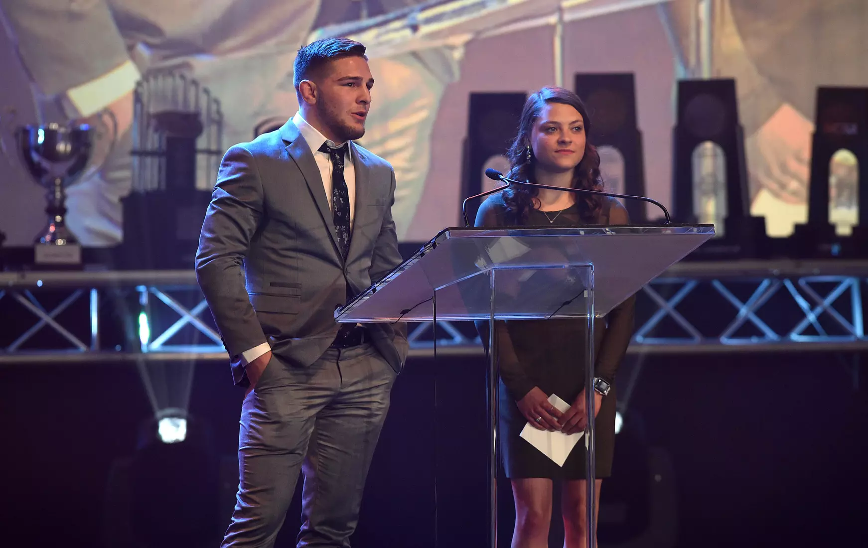 Austin O'Connor and Jamie DeCicco