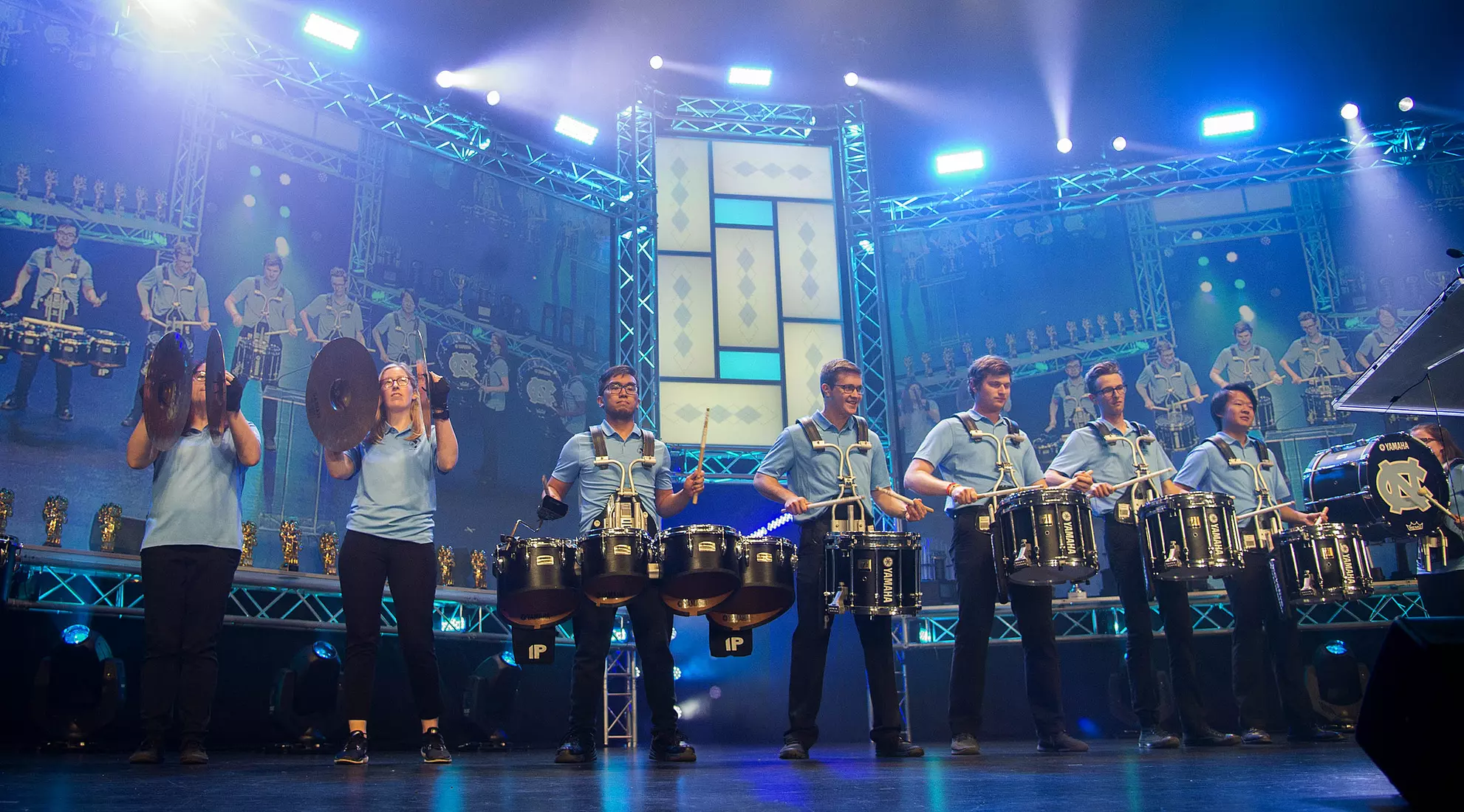 The UNC Drum Line