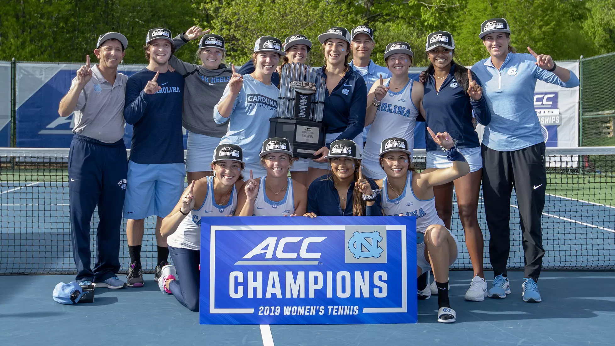 The Tar Heels claimed the program's fourth-consecutive ACC Title.