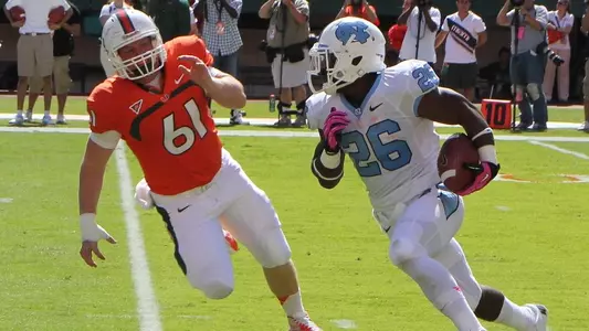 Carolina Holds On To Top Miami, 18-14