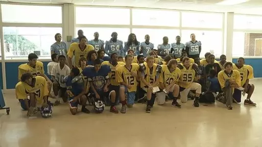 FB: Team Visits Culbreth Middle School