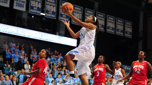 Heels Outlast No. 15 Ohio State, 57-54