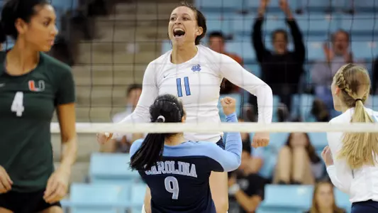 Tar Heels Sweep No. 23 Miami