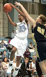 No. 5 North Carolina Blows Out Charleston Southern, 88-33