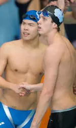 Podcasting Men's Swimming Team Captain Yi-Khy Saw