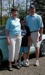 Mike Price Winner of 2003 Carolina Blue T-Bird Raffle