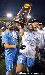 Men's Soccer Team Named Tar Heel Performer Of The Week