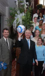 Governor Easley Proclaims Tar Heel Women's Soccer Day