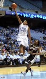 No. 10 UNC Dominates North Carolina Central, 98-45