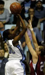 No. 4 North Carolina Topples Liberty, 88-67