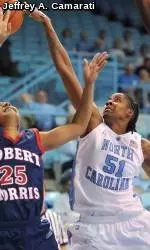 No. 14 Tar Heels Coast Past Chants, 93-37