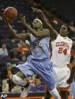 No. 2 Carolina Holds Off Clemson, 83-74