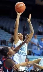 No. 14 Tar Heels Too Much For Robert Morris In 76-47 Win