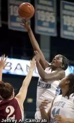 Rolle, Breland Lead Tar Heels Past Charleston, 75-49