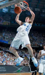 Hansbrough's 24 Points, 15 Boards Lead Carolina To Exhibition Win