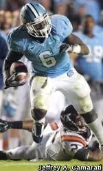 Tar Heels Fall To Hokies, 26-10