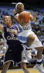 North Carolina Rolls Past Western Carolina 90-56