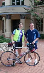 Davis Helps Promote Doctor's Ride For Oral Cancer