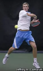 Tar Heels Drop Dual Match to Texas