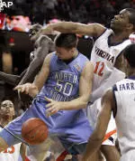 No. 5 Tar Heels Rout Cavaliers for First ACC Win