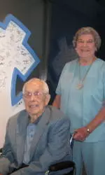 Pete Boone Inks Tar Heel Autograph Wall