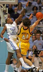 Green powers top-ranked Tar Heels past Valparaiso, 90-58