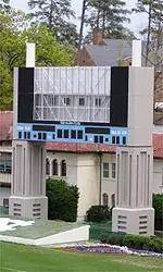 Football Video Scoreboard Nears Completion