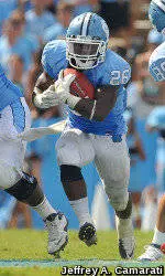 Carolina Holds Off Rutgers, 24-22