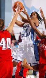 Balanced Scoring Effort Keys Tar Heels' 87-36 Victory Over Liberty