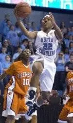 No. 14 Tar Heels Outlast Tigers, 79-61