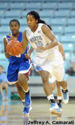 No. 18 Carolina Destroys Lipscomb, 95-53