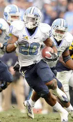 Tar Heels Fall To West Virginia, 31-30