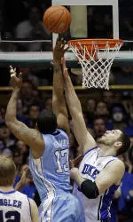 Tar Heels Fall To Rival Blue Devils