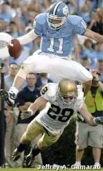 No. 22 Tar Heels Surge Past Irish, 29-24
