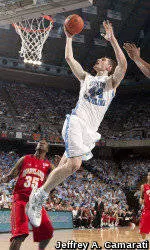 North Carolina Ties For Top Conference Spot With 87-76 Win Over Maryland