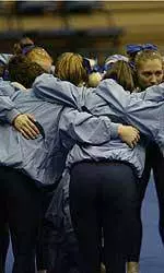 Gymnasts Prepare For 2004 Debut Meet