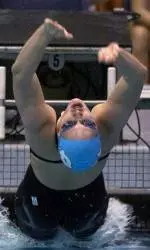 Harris Shatters School Mark In 200 IM