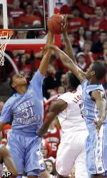 No. 19 Tar Heels Tame Wolfpack, 75-63