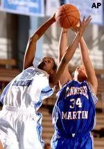 No. 13 Tar Heels Top Tennessee-Martin, 101-63